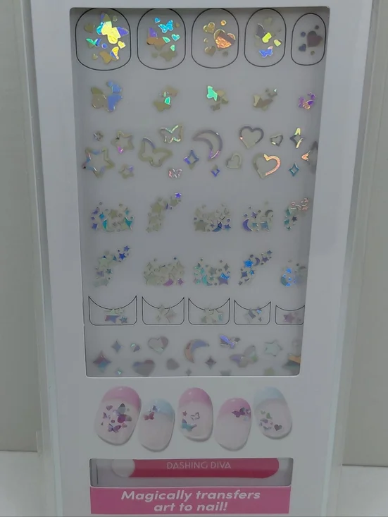 NWT Dashing Diva, Sally Hansen and Kiss Jewel Accent Nail Stickers for home mani - Picture 4 of 9